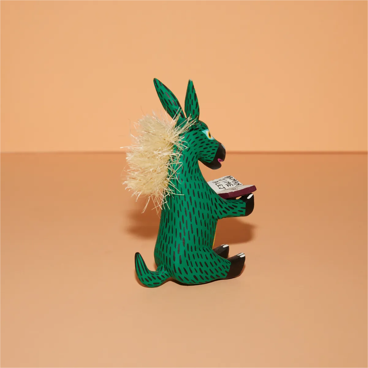 Burro lector de espaldas 2