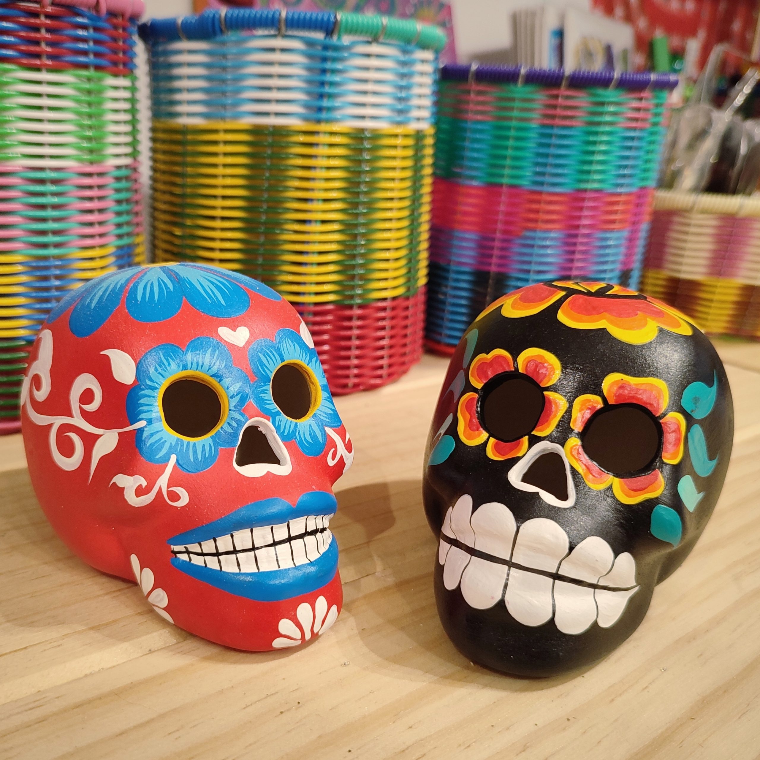 Paint your clay skull