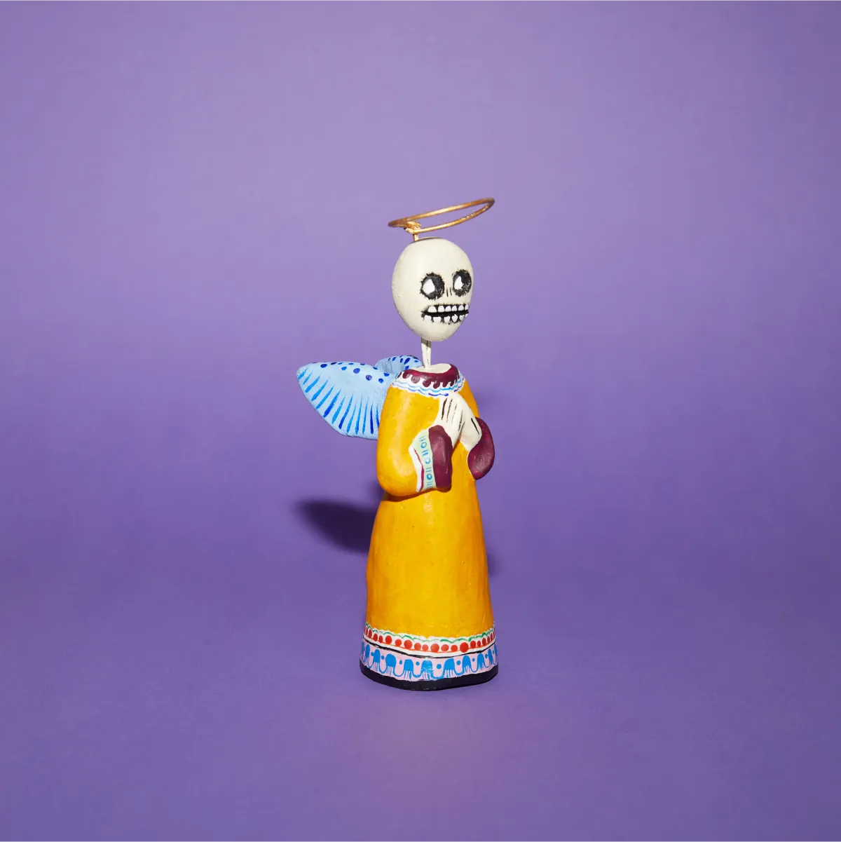 Ángel Saúl amarillo delantera