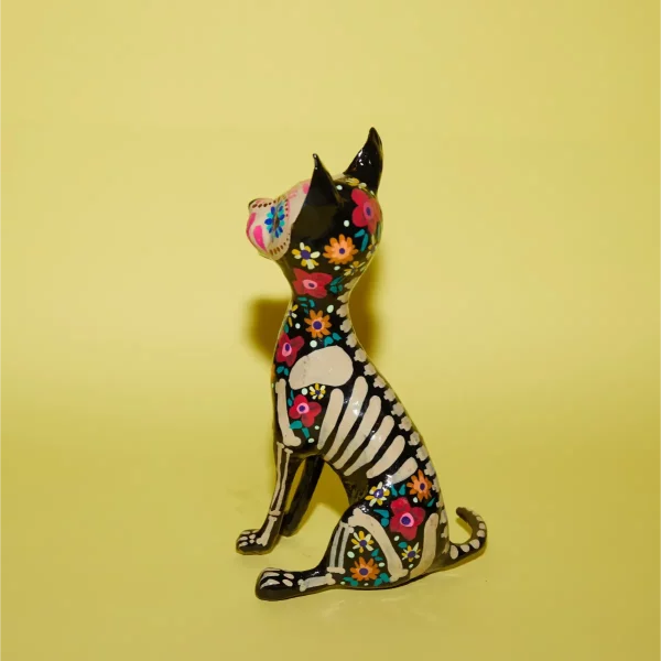 Perrito flores trasera