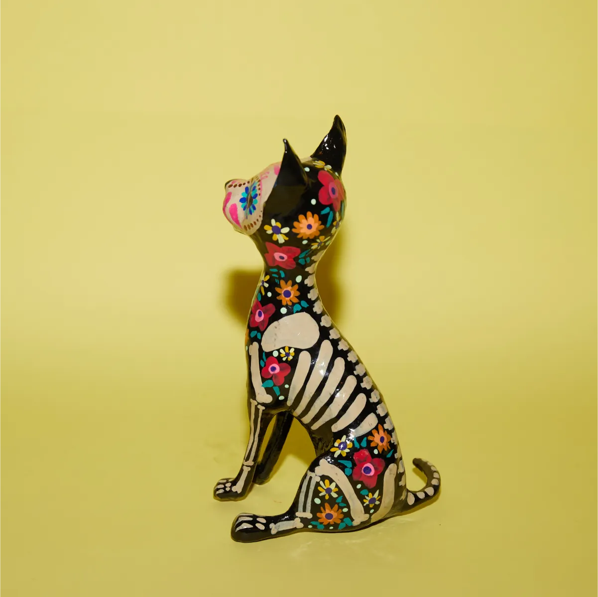 Perrito flores trasera